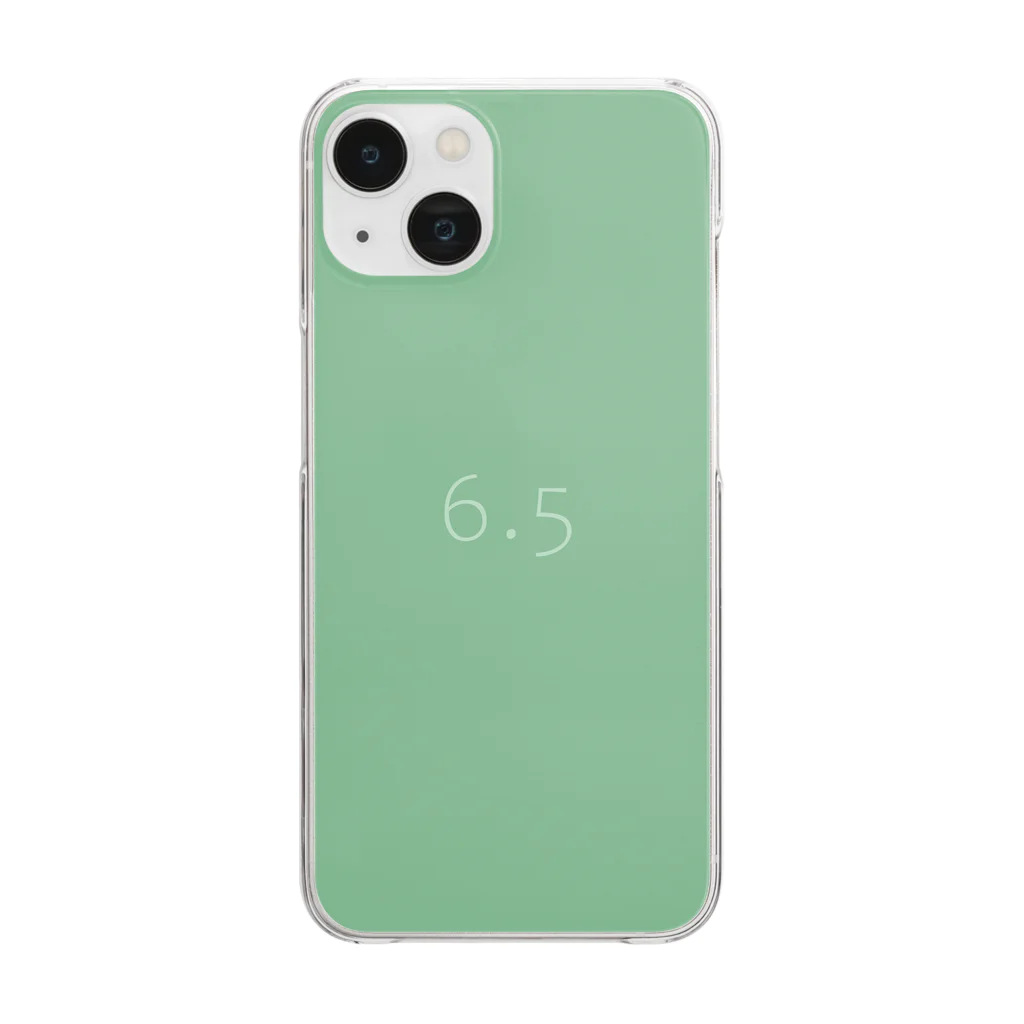 「Birth Day Colors」バースデーカラーの専門店の6月5日の誕生色「ミン」 Clear Smartphone Case