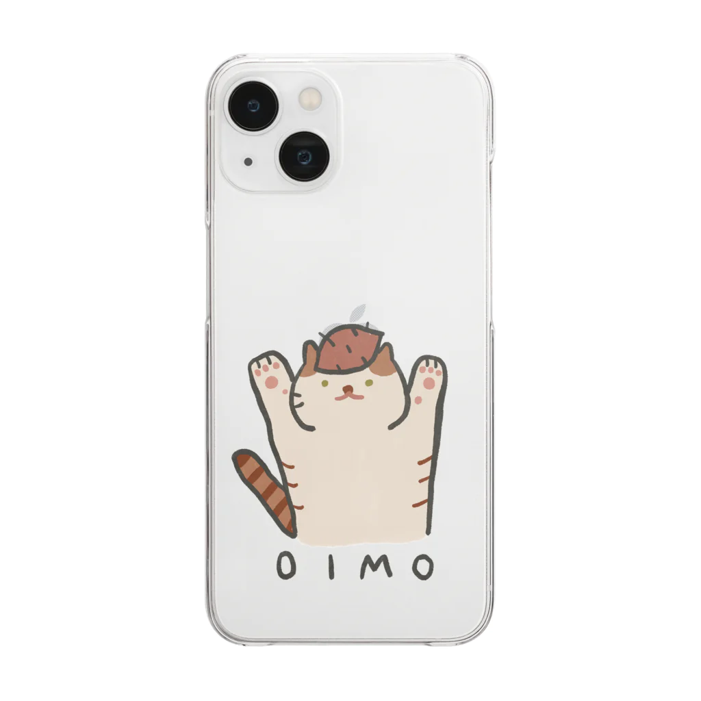 okome-komeのOIMO クリアスマホケース
