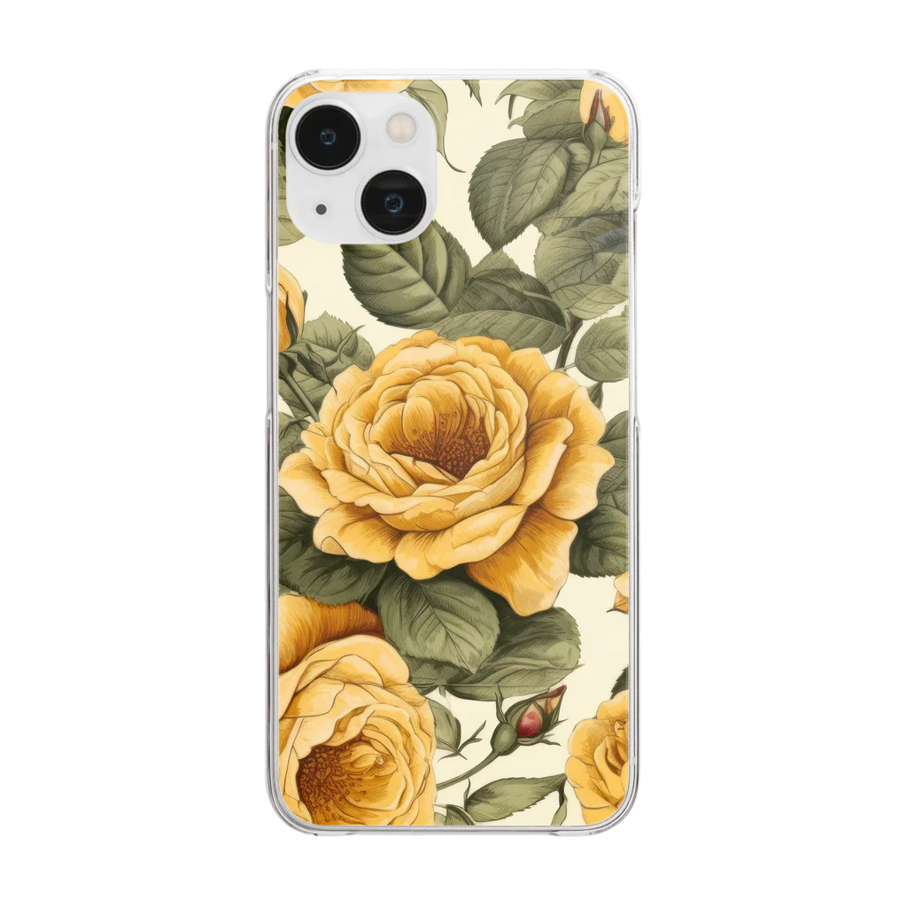 MoyoMartのYellow Roses [02] Clear Smartphone Case