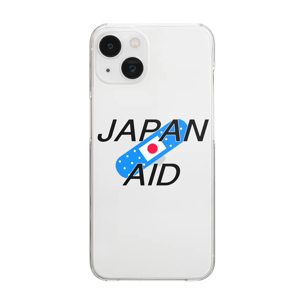 SuzutakaのJapan aid クリアスマホケース