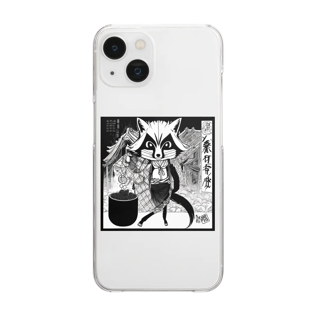 REO-REOの妖怪狐 Clear Smartphone Case