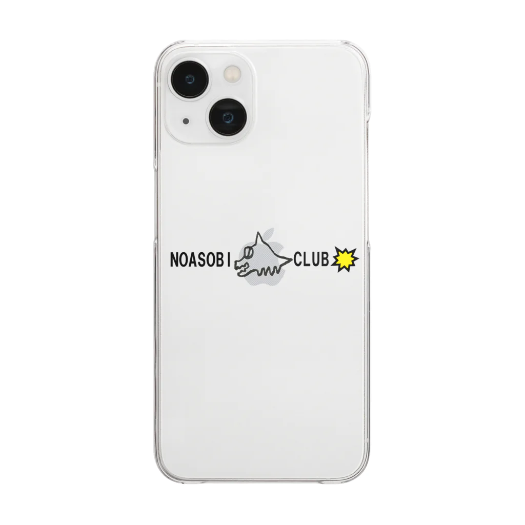 &Cのnoasobi club Clear Smartphone Case