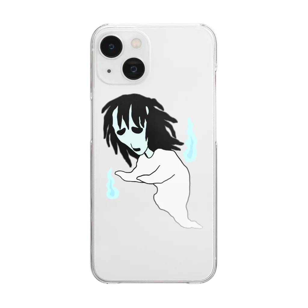 leskaの幽ちゃん Clear Smartphone Case