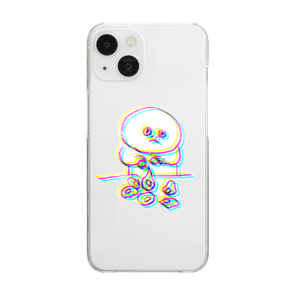 どうぶつ　ようかいのゆで卵をさがす Clear Smartphone Case