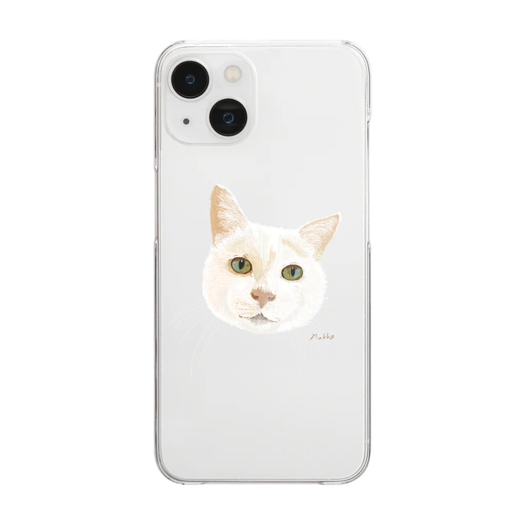 nuuko_artのねこのサニーさん Clear Smartphone Case