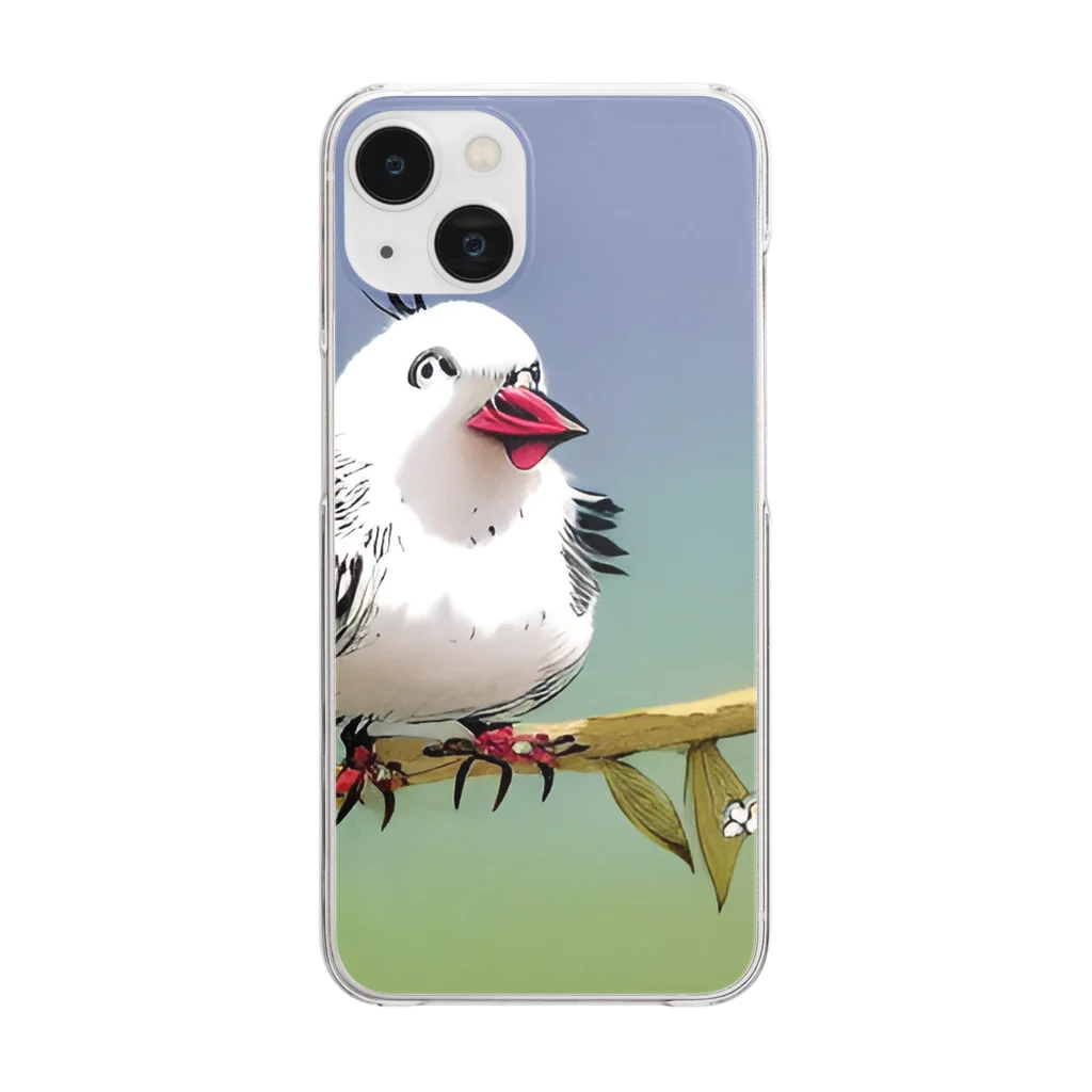 鳥愛のとらとりオリジナル Clear Smartphone Case