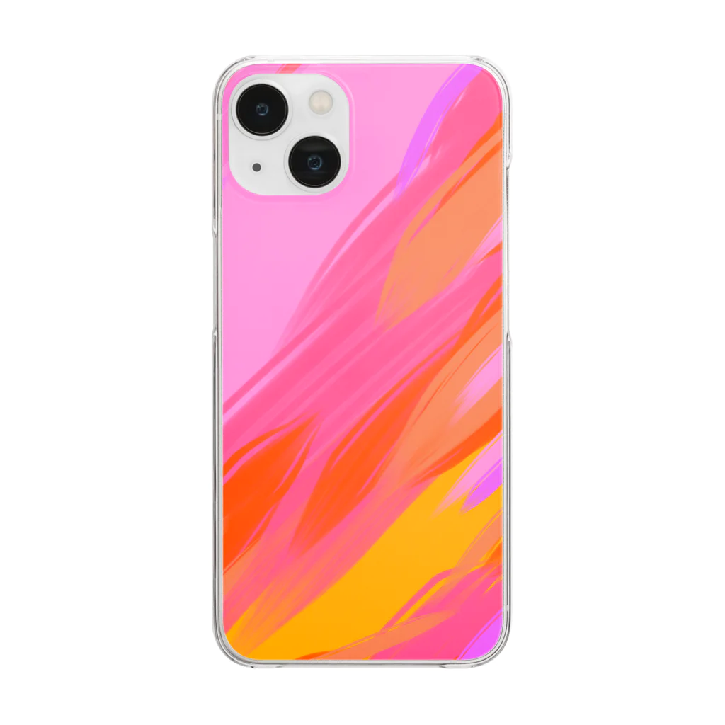 1080shopのARTモドキ参 Clear Smartphone Case