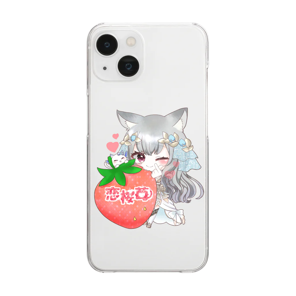 恋桜苺(あおい)🍓🐈の常に一緒⁉️ Clear Smartphone Case