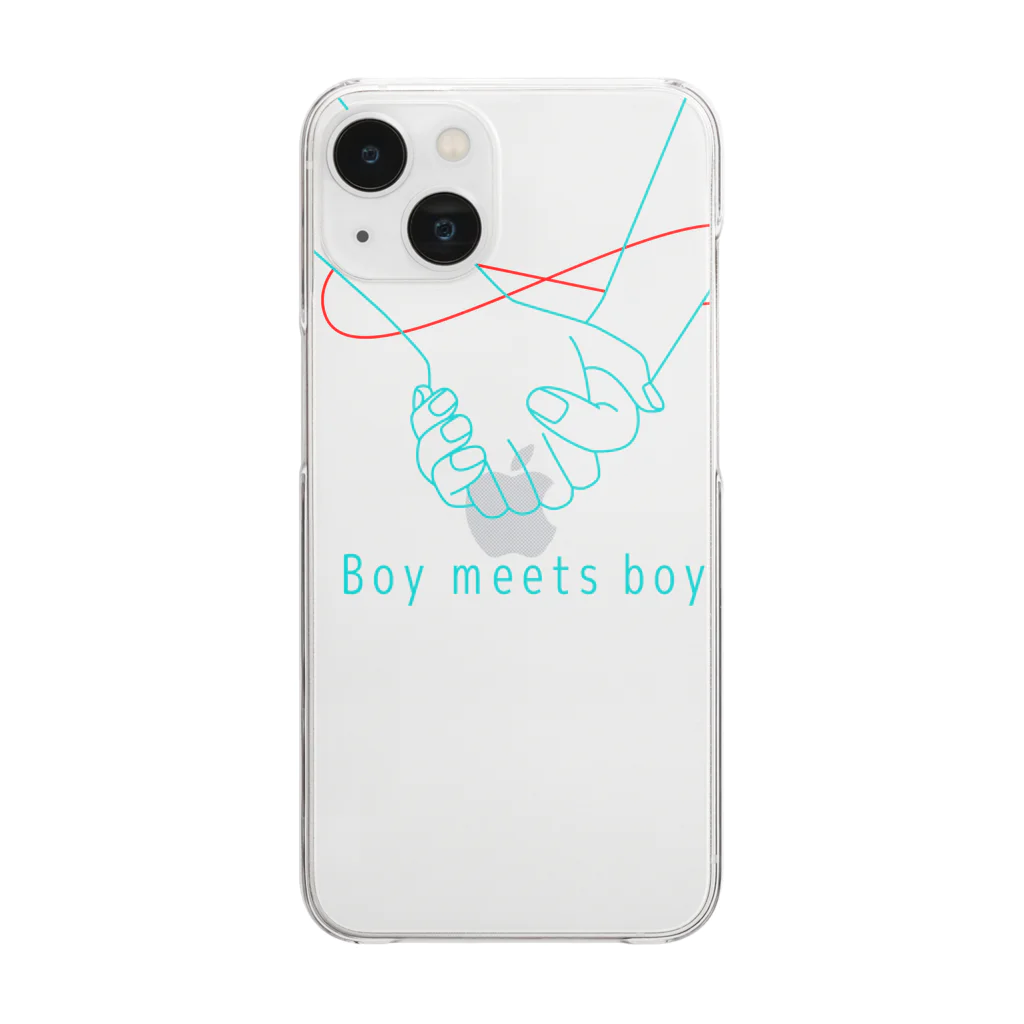 BOY-MEETS-BOYの🌈 BOY MEETS BOY 🌈 vol.3 クリアスマホケース