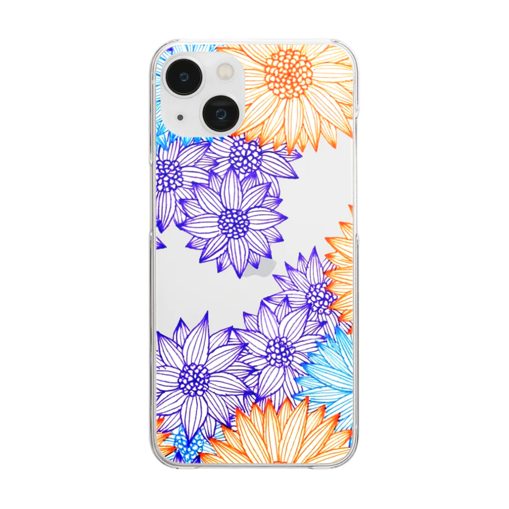 あんちゃーりーのはなハナ花1 Clear Smartphone Case