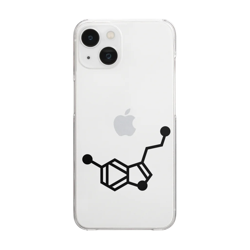 科学雑貨Scientiaのセロトニン Clear Smartphone Case