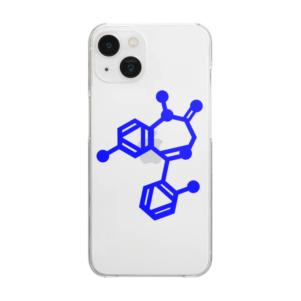 科学雑貨Scientiaのサイレース！ロヒプノール！フルニトラゼパム！ Clear Smartphone Case