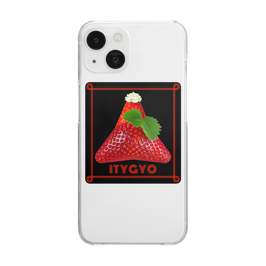 GYOUZA DESIGN INITIATIVEのイティギョ Clear Smartphone Case