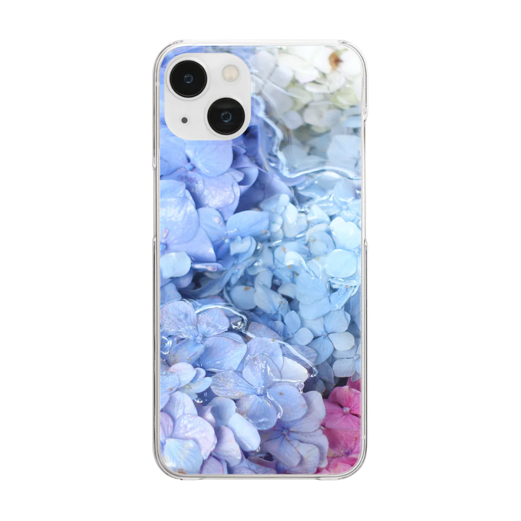 じょにーの紫陽花 Clear Smartphone Case