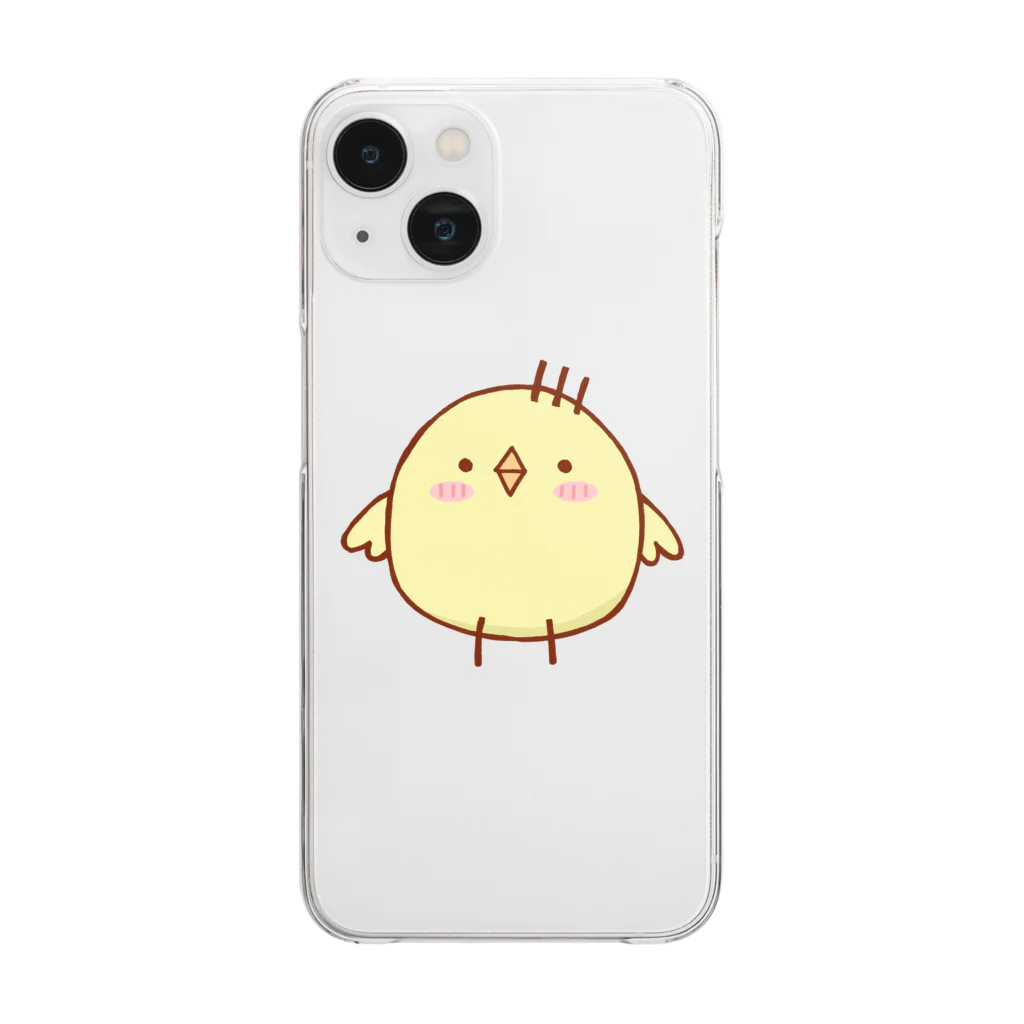 親鳥えぬのゆるいひよこ Clear Smartphone Case