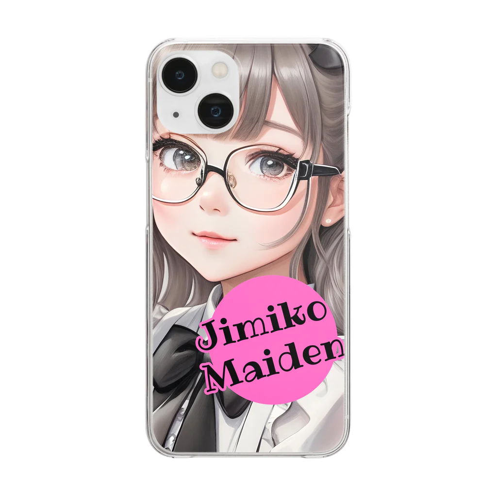 Jimiko Maiden (ジミコメイデン)の【Jimiko Maiden】メイドビューティー Clear Smartphone Case