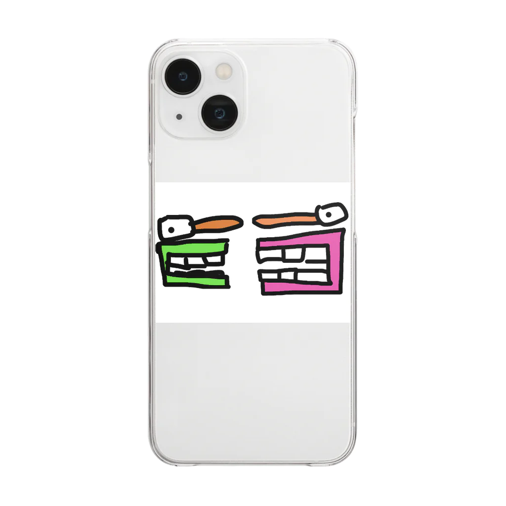 waraaaa!のwaraaaa！ Clear Smartphone Case