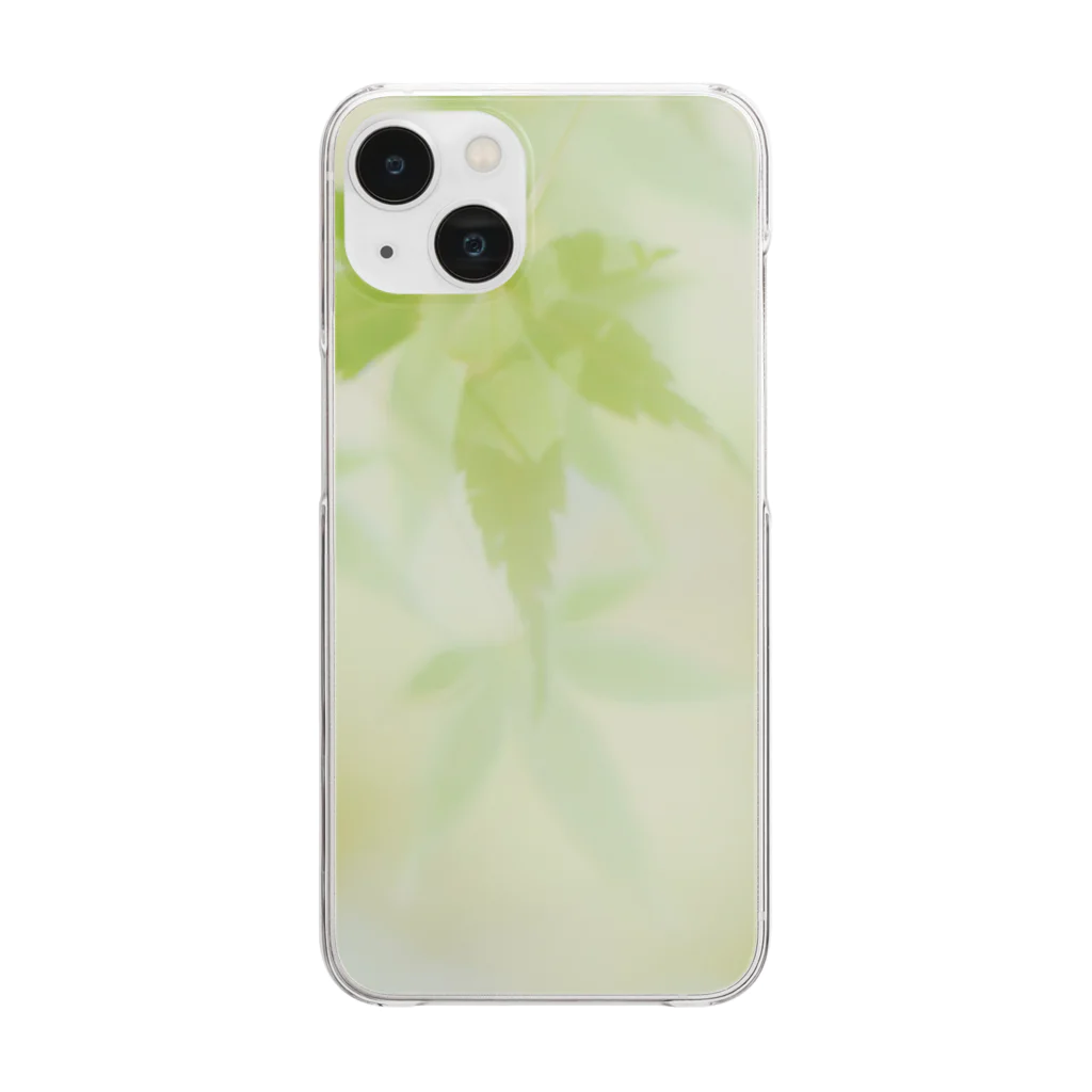 FUYUGITUNE-officialの紅葉 浅葱 Clear Smartphone Case