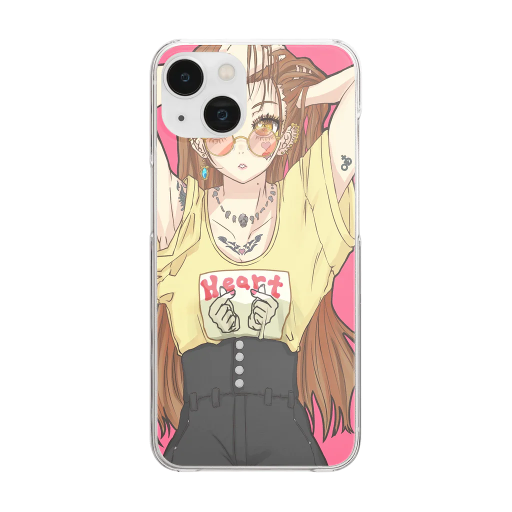 suzukakeyamatoの眩しいのは太陽？それとも Clear Smartphone Case