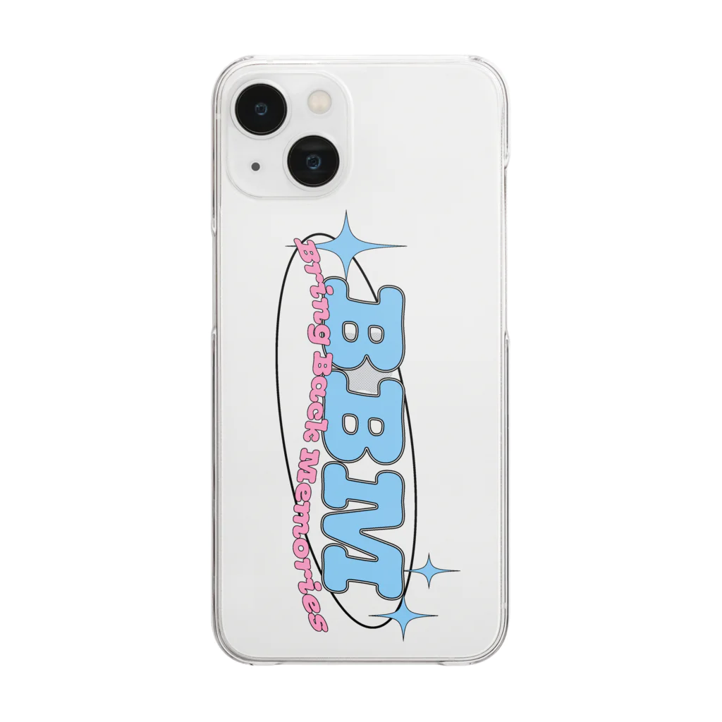 BBM (Bring Back Memories)のBBM ロゴ Clear Smartphone Case