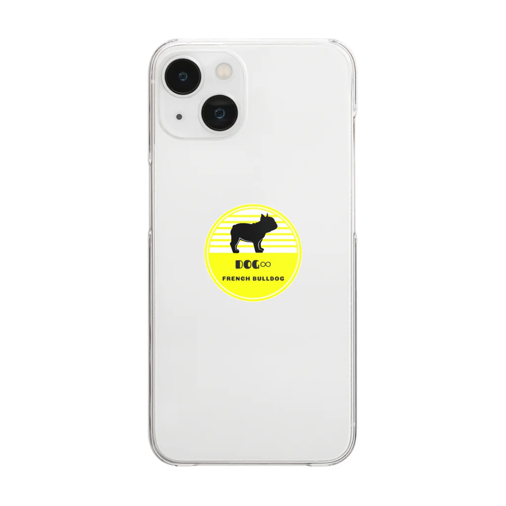DOG8のDOG∞ オリジナルロゴグッズ Clear Smartphone Case
