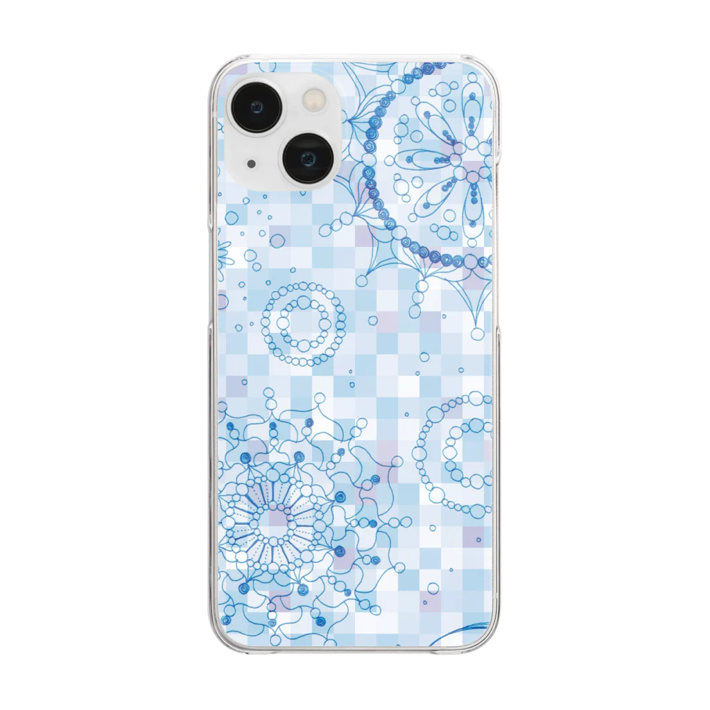 atelier_emeの碧いろガーデン Clear Smartphone Case