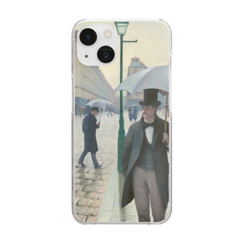 世界美術商店のパリの通り、雨 / Paris Street; Rainy Day Clear Smartphone Case