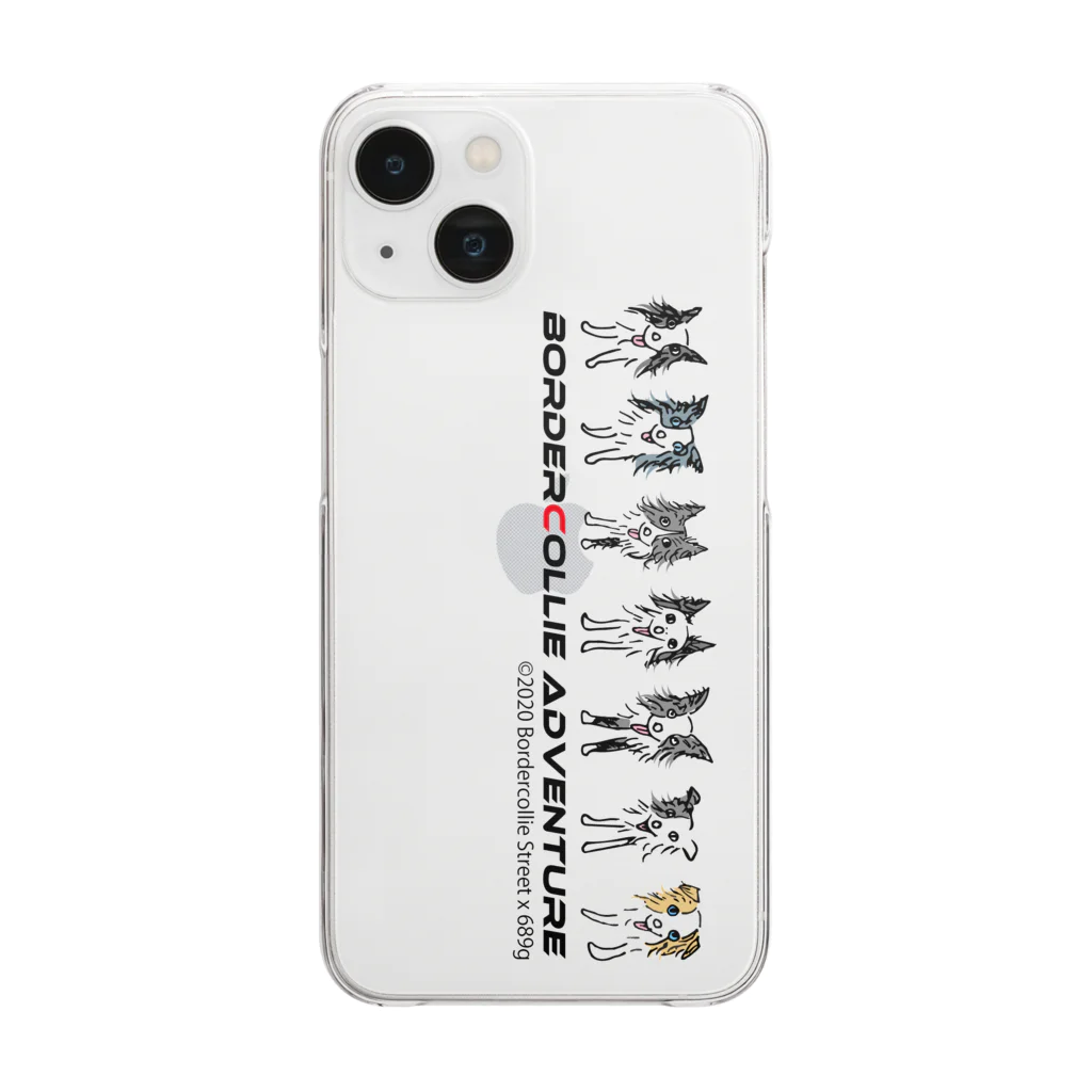 Bordercollie Streetのbca9-8 Clear Smartphone Case