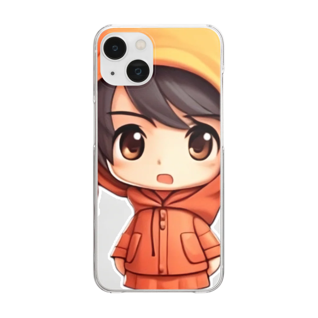 Tito_KEI_CharactersのTito_KEI_Characters T1-4 Clear Smartphone Case