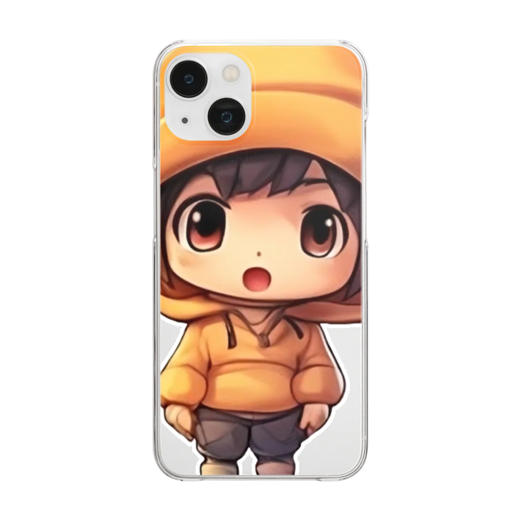 Tito_KEI_CharactersのTito_KEI_Characters E1-1-9 Clear Smartphone Case