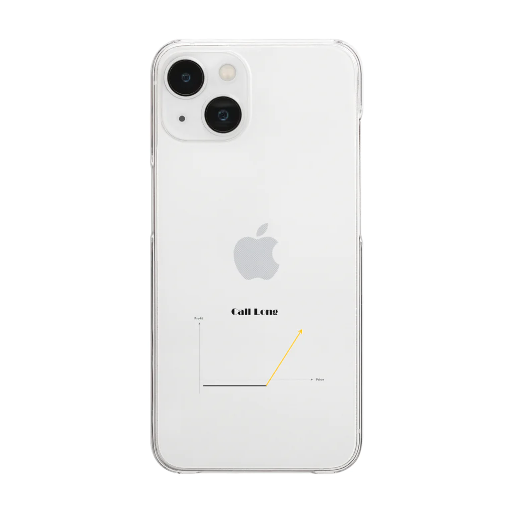 fin_artのCall Long Clear Smartphone Case