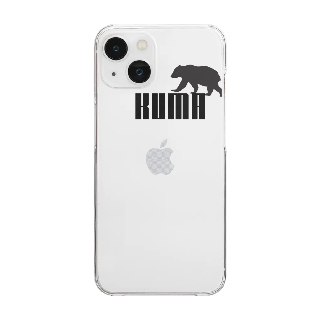 行こうのKUMA（クーマ） Clear Smartphone Case