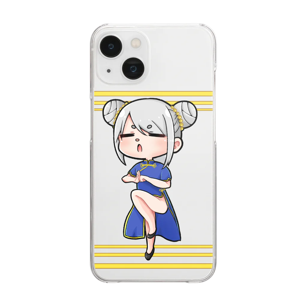 ごくつぶ屋のチャイナガール(自画像) Clear Smartphone Case