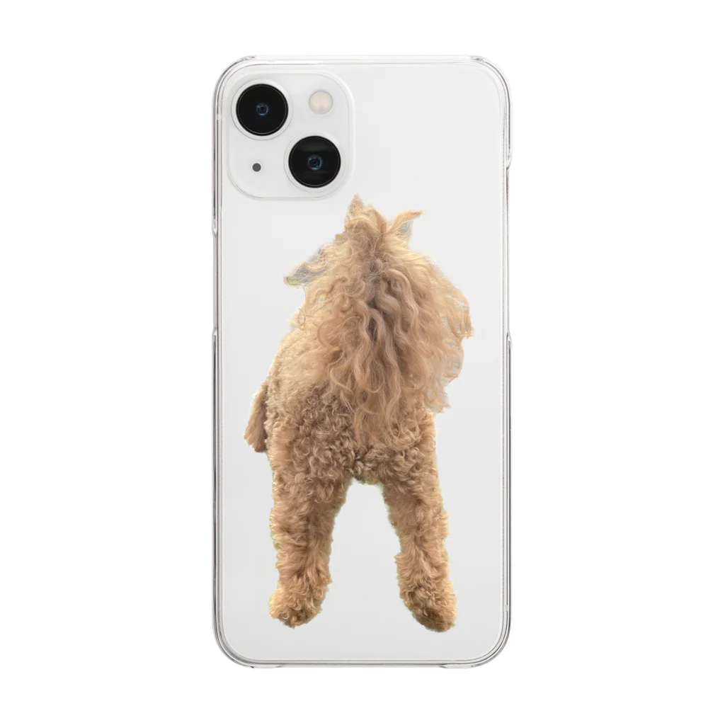 oinunoの犬の尻 Clear Smartphone Case