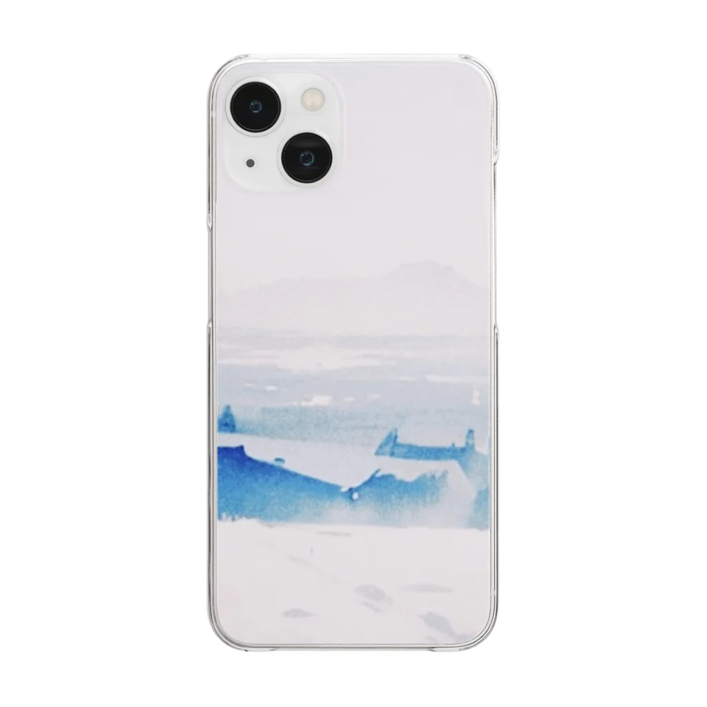 Kanjiの冬の北海道 Clear Smartphone Case