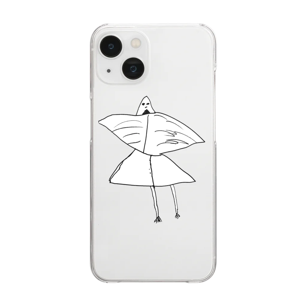 鳥女の夢の鳥女 Clear Smartphone Case