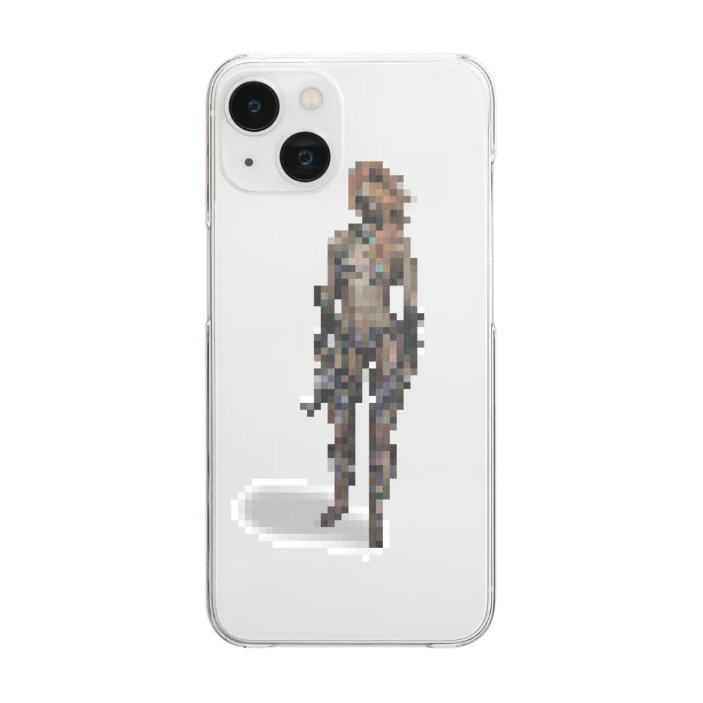 shibikiの戦士(♀) Clear Smartphone Case