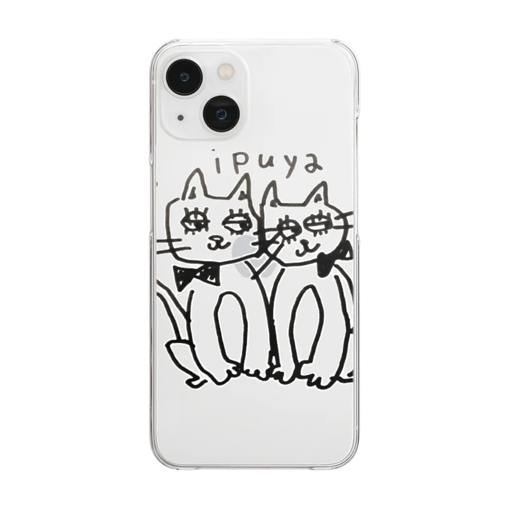 ｉｐｕｙａ(イプヤ)のキュートな ねこちゃん Clear Smartphone Case