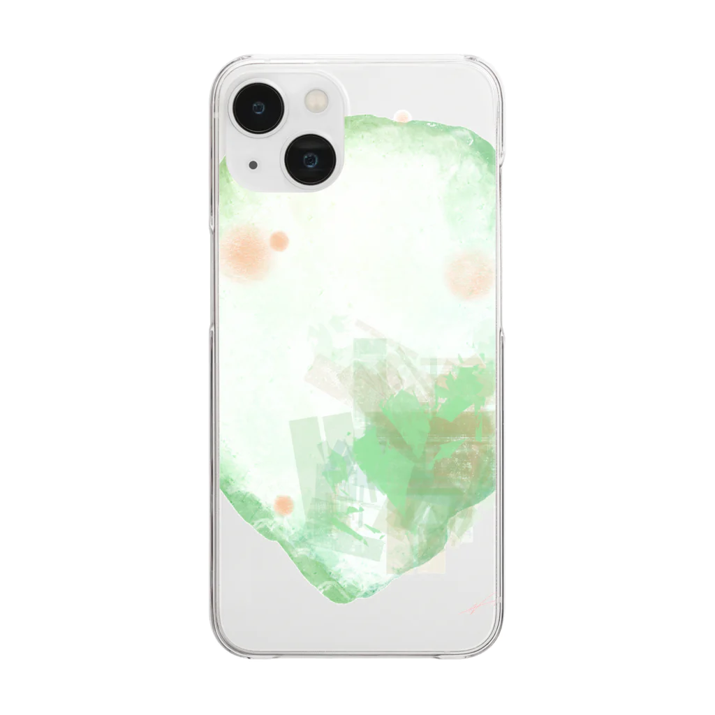 k_brushのComposition 3 Clear Smartphone Case