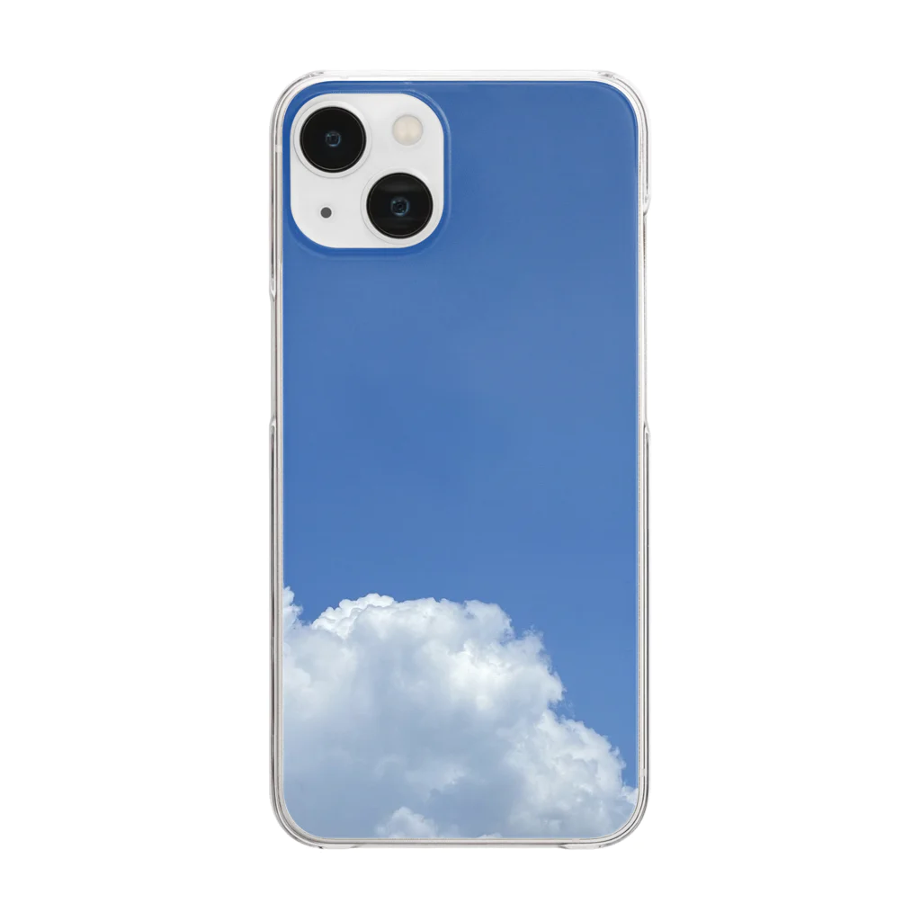 でおきしりぼ子の実験室の夏の日ー空バージョン Clear Smartphone Case