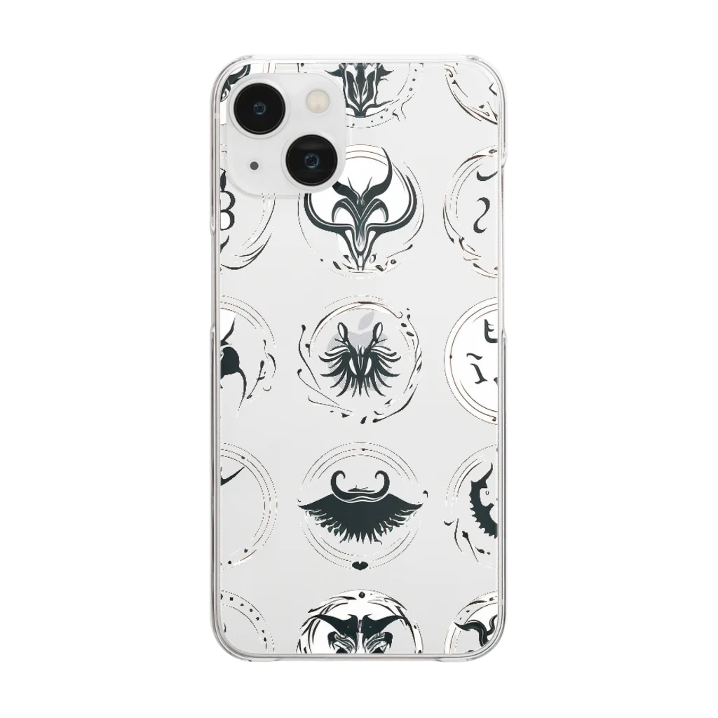 BunnyBloomのZodiac signs Clear Smartphone Case