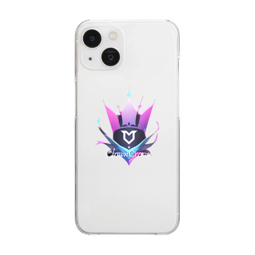 ClownCrown.jpのClownCrown Clear Smartphone Case