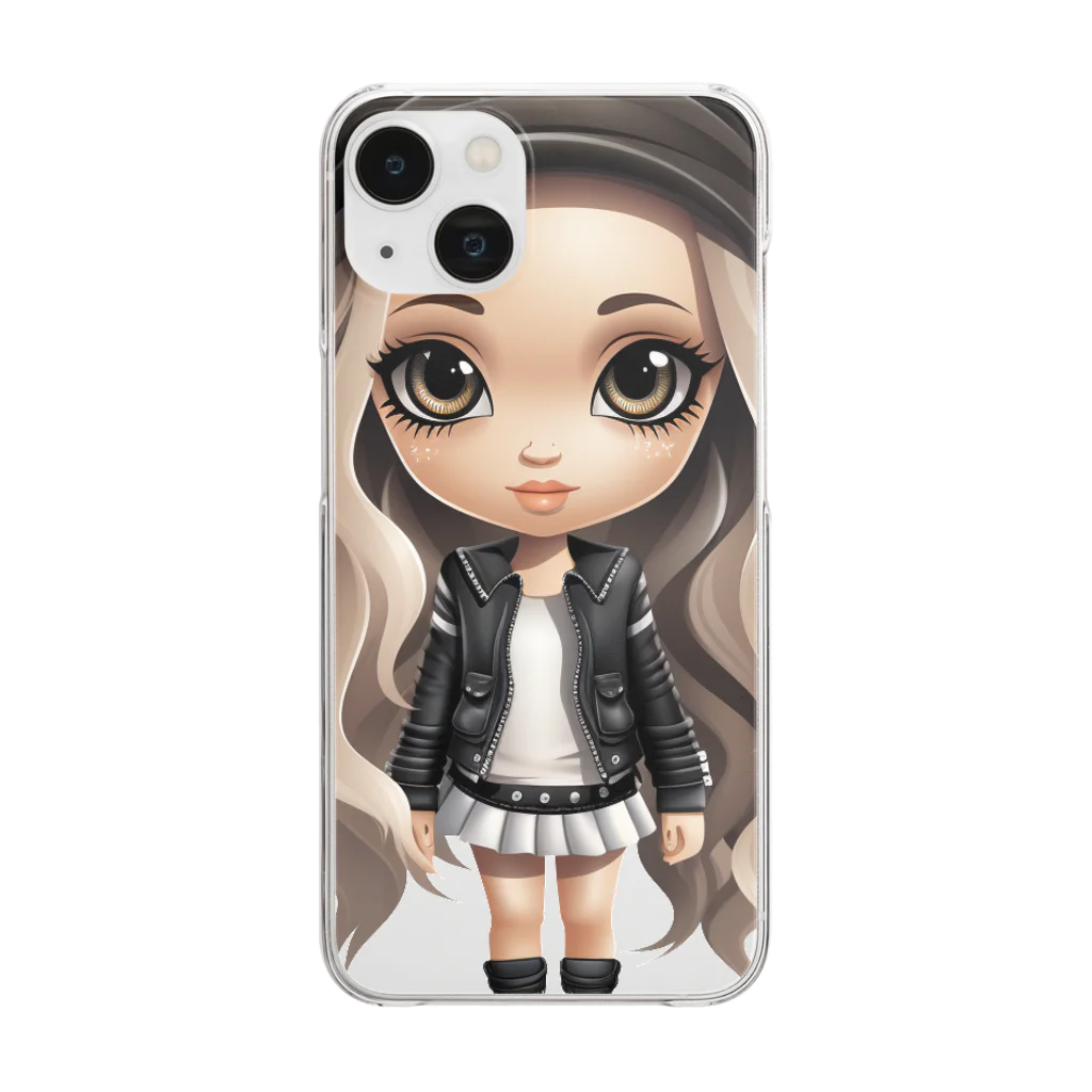 BunnyBloomのShasha-Bratz Clear Smartphone Case