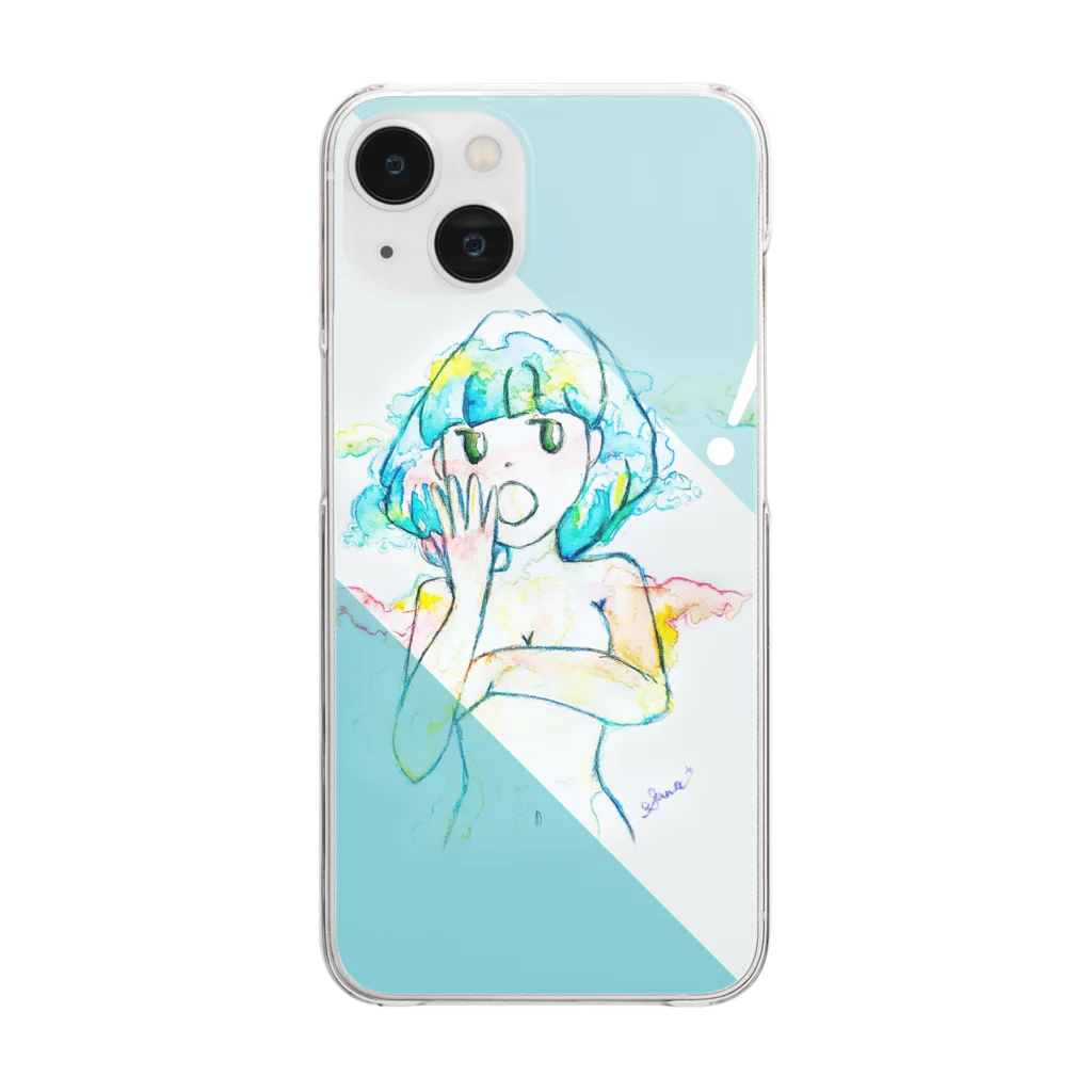 Sana Storeの記号姉妹　！ちゃん Clear Smartphone Case