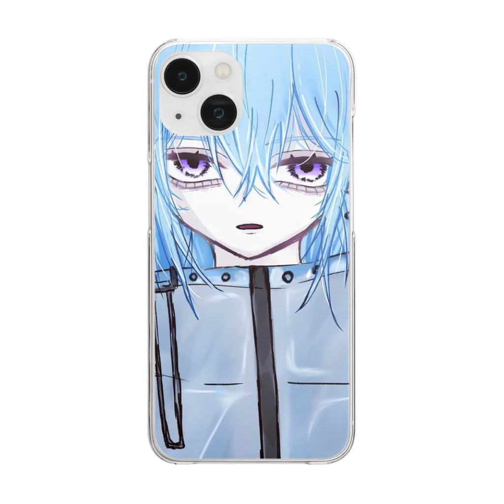 BROWNOのイラストちゃん Clear Smartphone Case