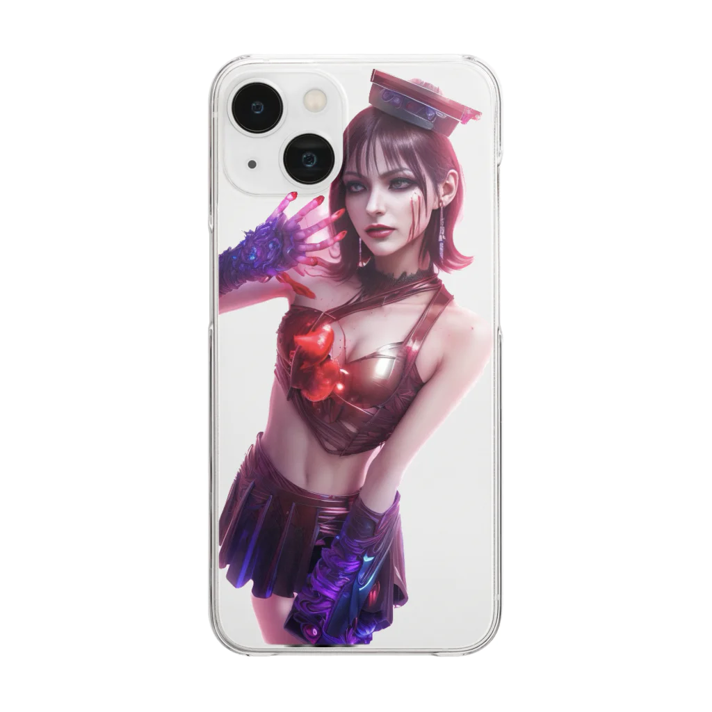 ai777のデビル女の子.1 Clear Smartphone Case