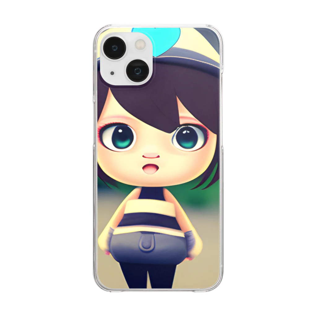 InoMasaの散歩ガール　 Clear Smartphone Case