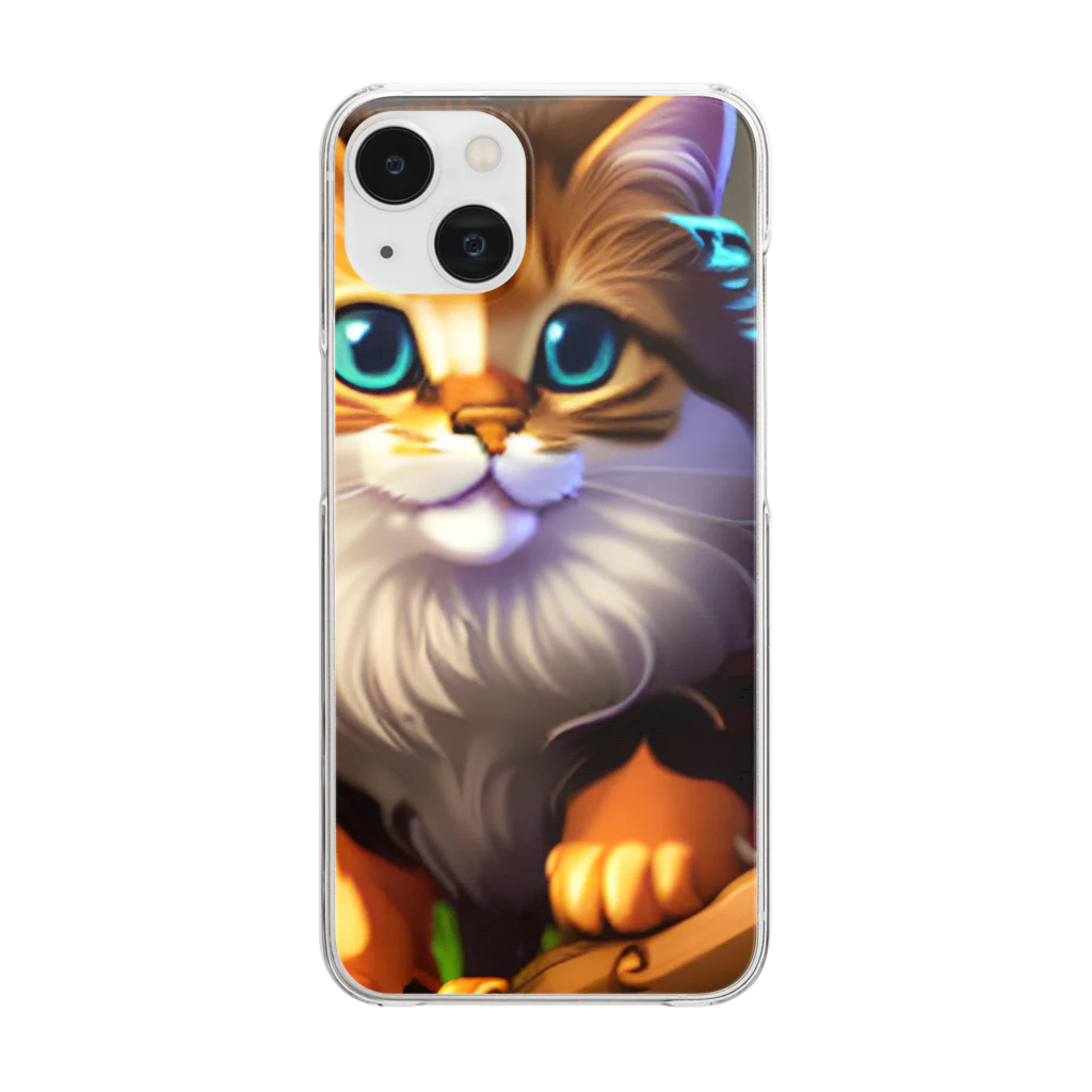 りょうの可愛い猫の Clear Smartphone Case