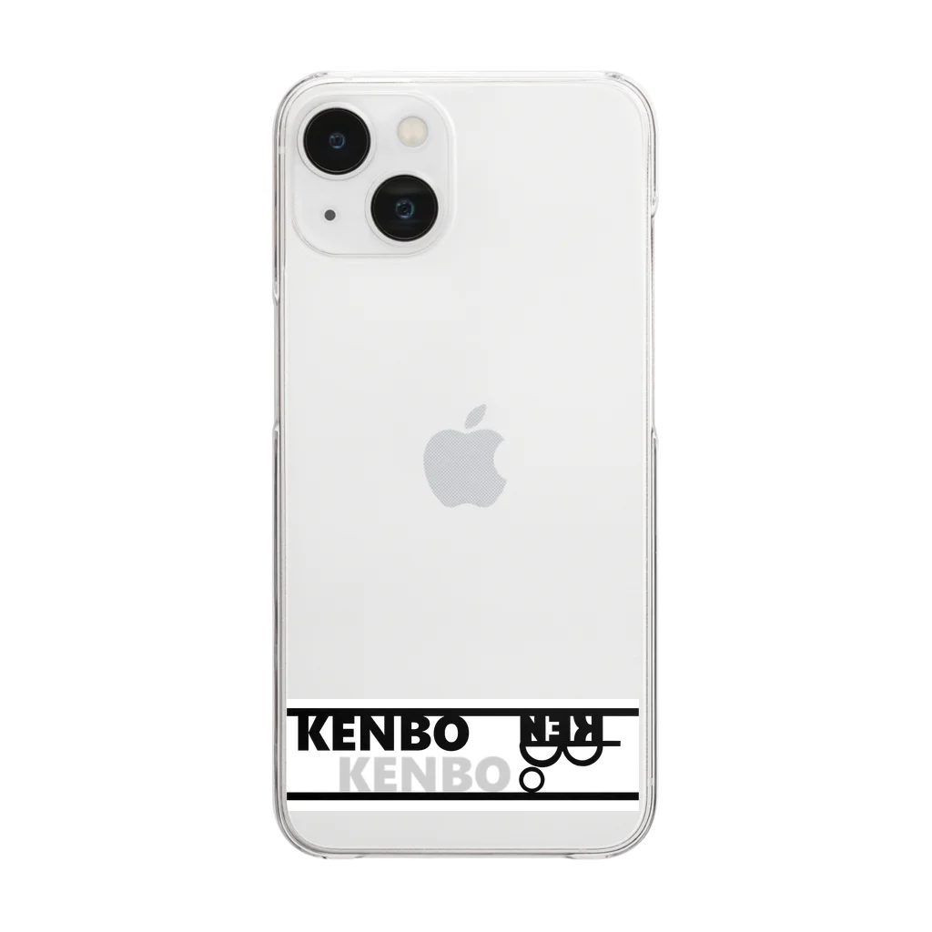 KENBO_OFFICIALのKENBOマークシリーズ第一弾（KENBO_OFFICAL） Clear Smartphone Case