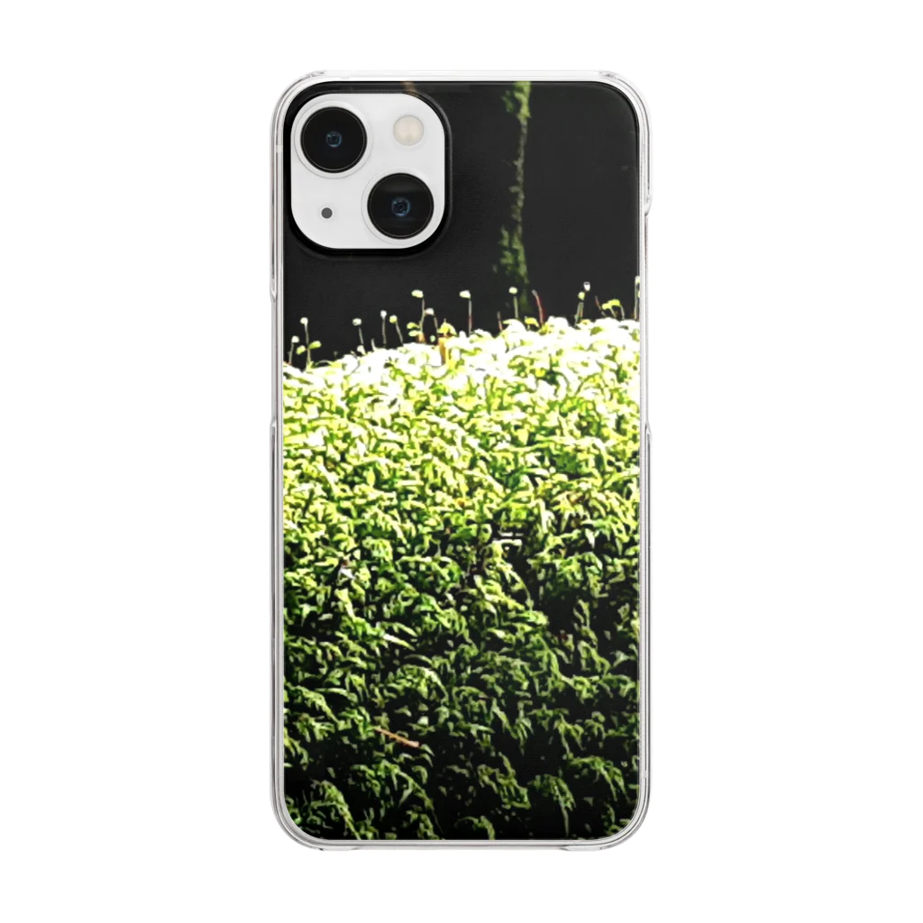 CHERRYの苔苔くん Clear Smartphone Case